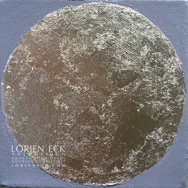 Image of Lorien Eck's Elements Collectibles Lunar metal 1 painting